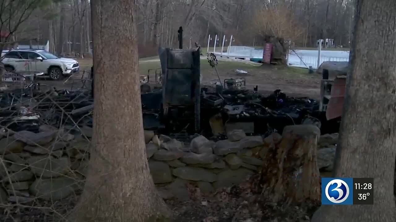 VIDEO: 2-alarm fire at East Hampton campground hospitalizes 1, fire chief says