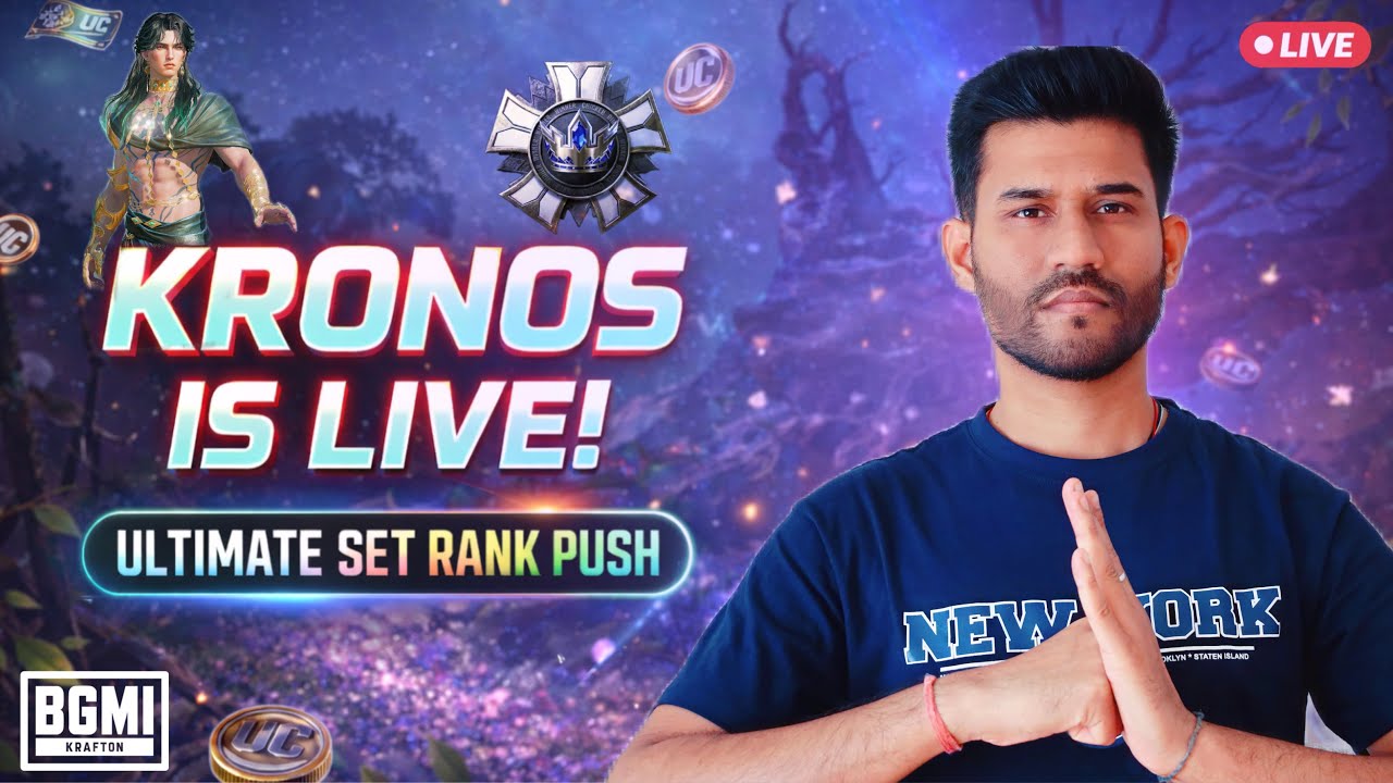 🔴LIVE 🔥 Conqueror Rank Push in BGMI | New Ultimate Set Witherbloom Prodigy 😱 OP Gameplay
