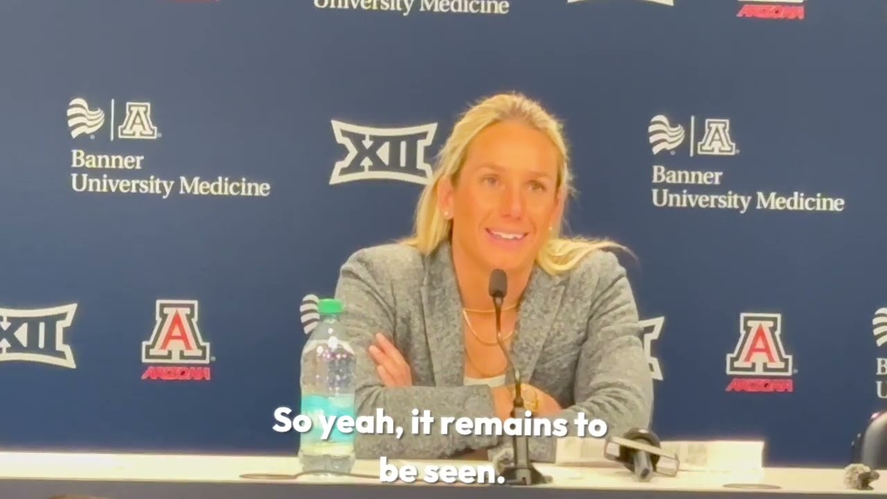 Becky Burke and Sumatran Sugapong Arizona women’s basketball Press Conference 