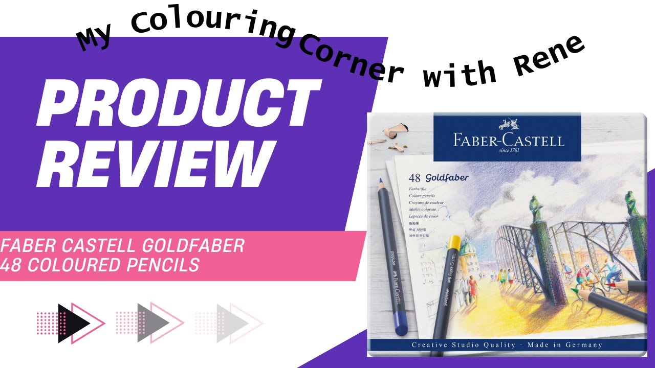 Review Swatch and Test of Faber Castell Goldfaber Pencils...
