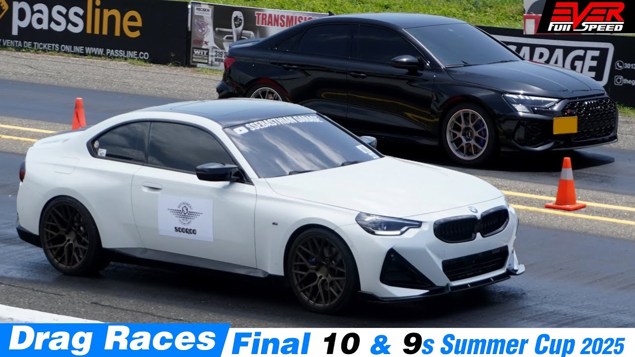 DRAG RACES: Audi RS3 🆚 BMW M240i 🆚 Audi TT VR6 🆚 TT RS 🔥 Final Cars 11s Summer Cup 2025
