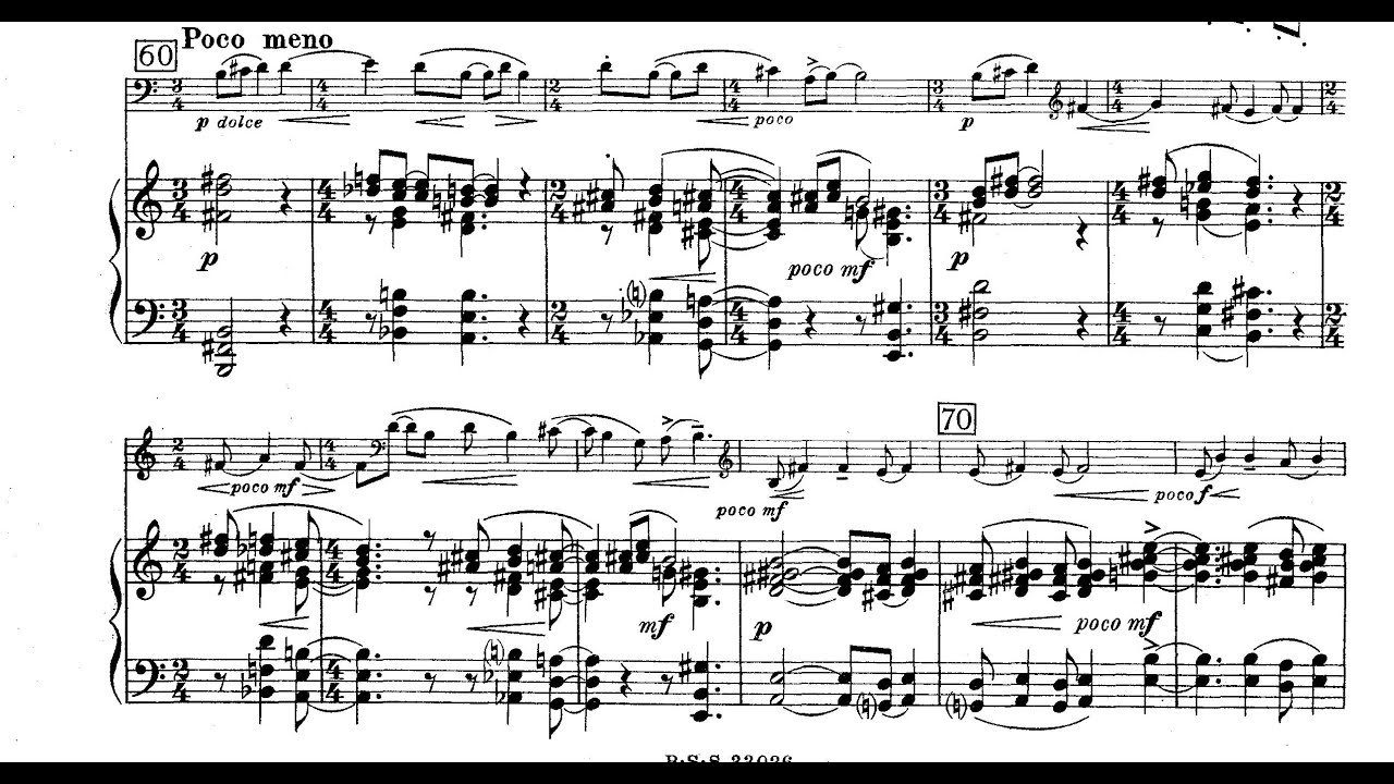 Bohuslav Martinů - Cello Concerto No.1, H.196 (1930; rev. 1939, 1955) [Score-Video]
