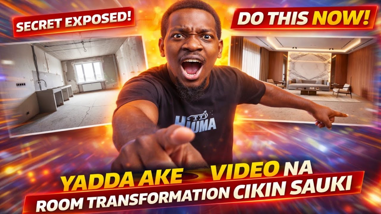 Yadda Ake Hada Video Na Room Transformation Cikin Sauki