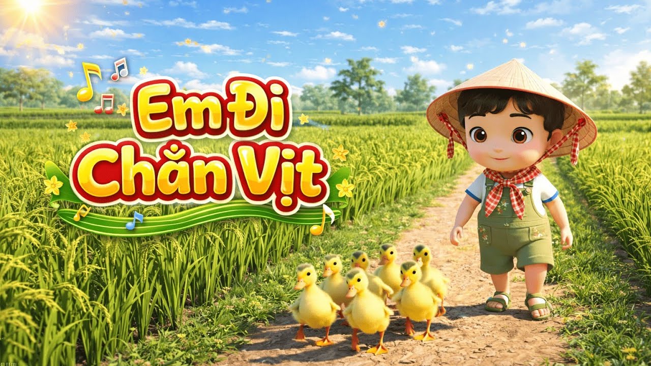 Em Đi Chăn Vịt | Baby Tun | Nhạc Thiếu Nhi Vui Nhộn