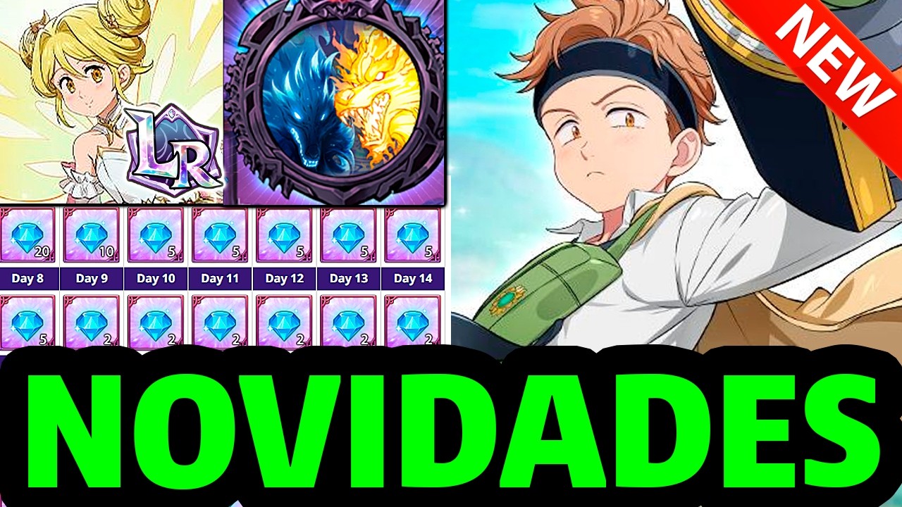 NOVO KING ARMADURA! LR DA ELAINE! 4&ordm; ANDAR DOS LOBOS! NOVIDADES! - The Seven Deadly Sins Grand Cross