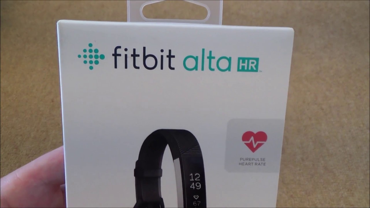 Unboxing the Fitbit Alta HR