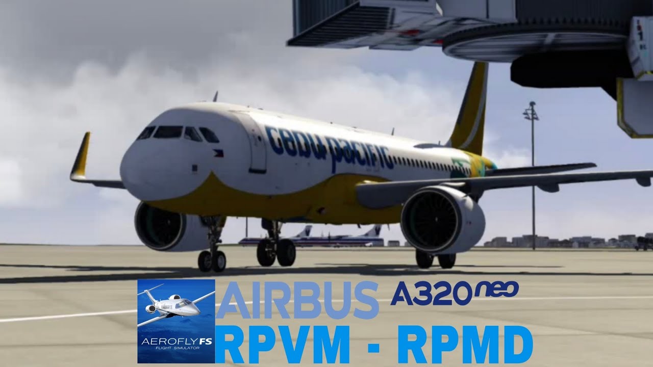 A320neo Cebu Pacific Full Flight Cebu - Davao/Aerofly FS Global