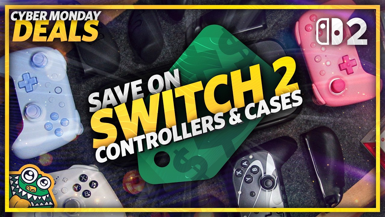 BEST CYBER MONDAY DEAL on Nintendo Switch 2 Controllers and Cases - HAULED - List and Overview