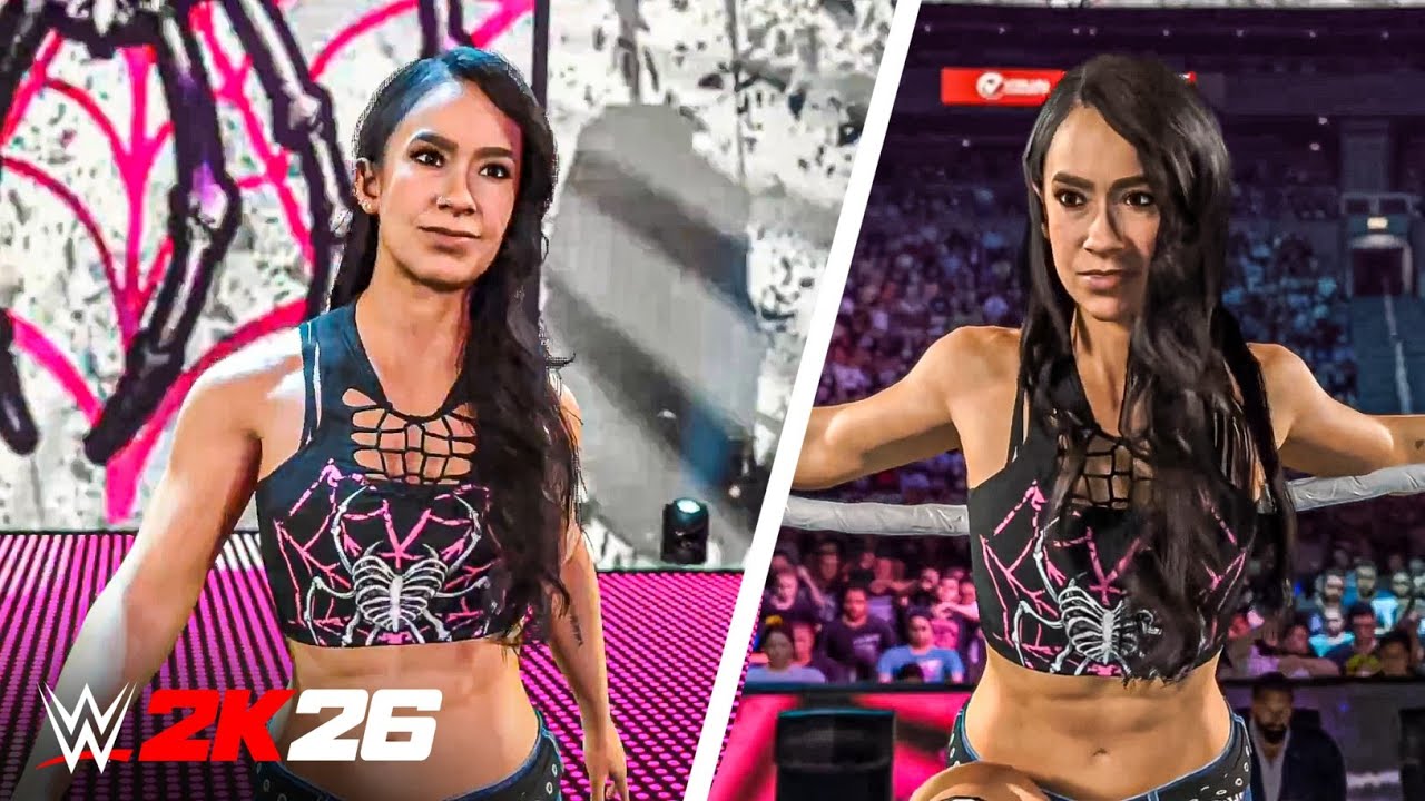 WWE 2K26 AJ Lee Official Entrance & Blake Monroe Full Entrance!