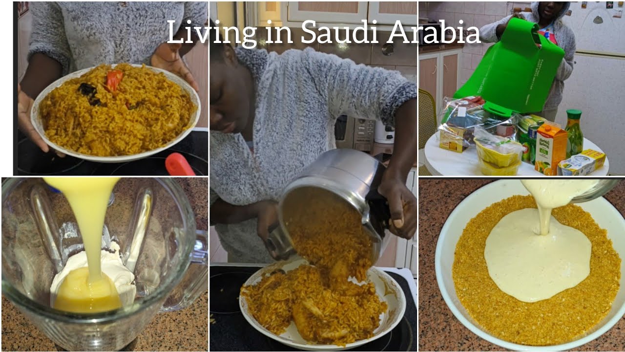 Ugandan living in Saudi Arabia| Prepare chicken kabsa and Cheesecake for lunch