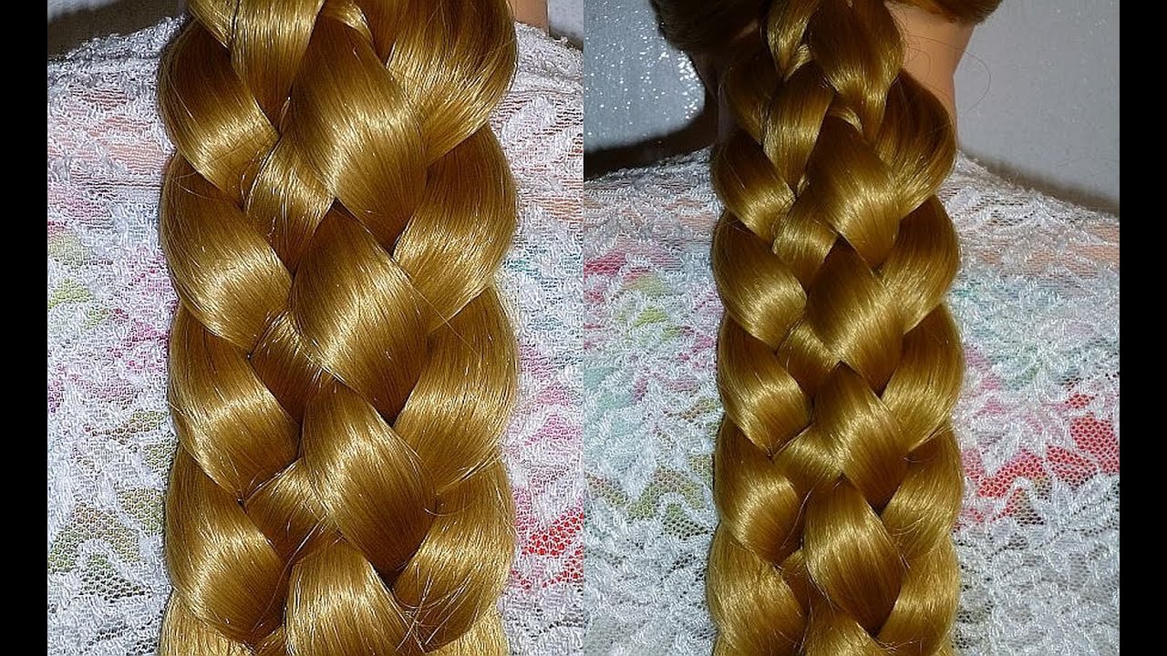 EASY Braid Hairstyle for EVERYDAY. 6 Strand Braid Tutorial.Hairstyle for Medium&Long Hair.Penteados