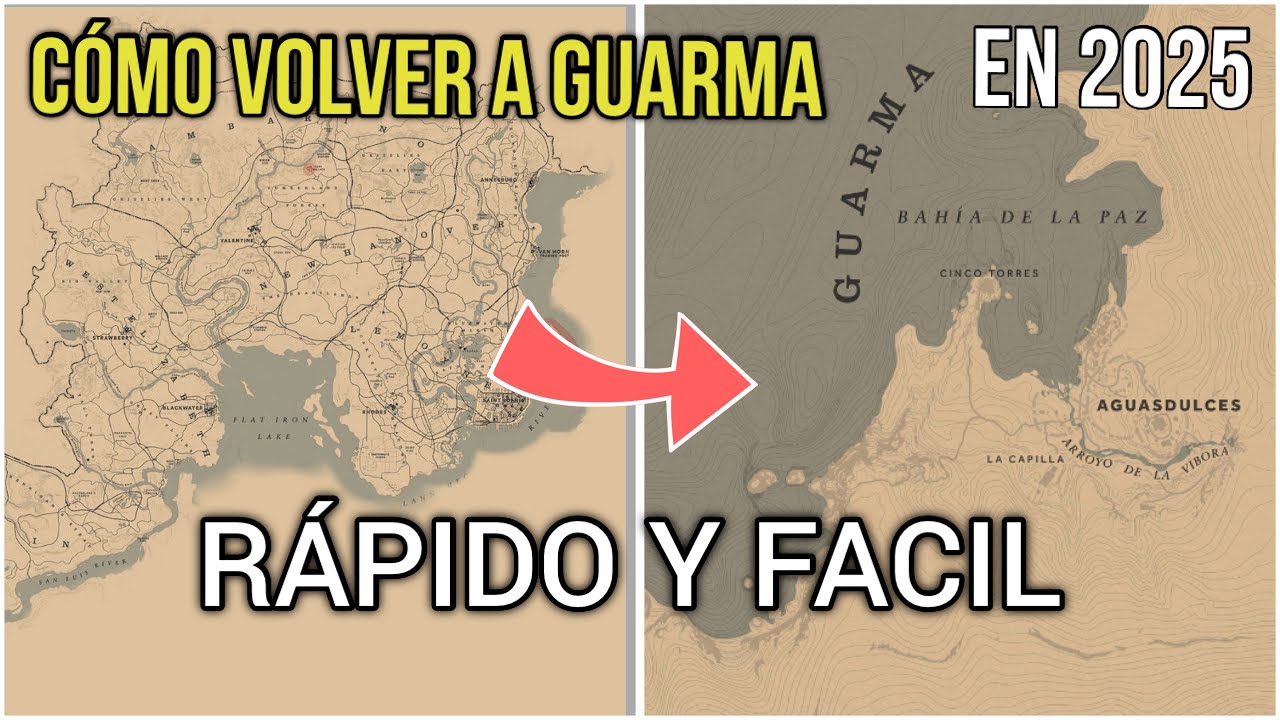 Cómo ir a GUARMA y VOLVER en 2025 #reddeadredemtion2