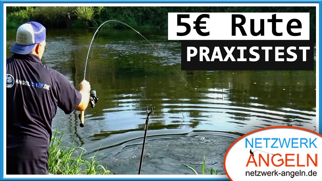 Kaputte Angelrute für 5€ gekauft und repariert – hält Sie im Praxistest?