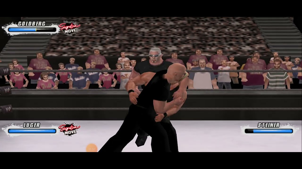 Goldberg Vs Scott Steiner Vs Lex Luger Vs Macho Man 4 Man Battle Royale All Caws Com Vs Com