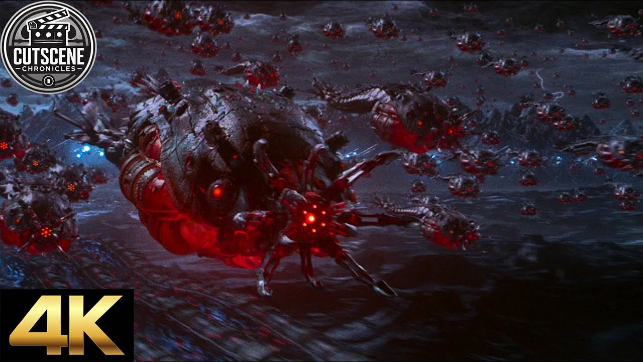 [4K UHD] Neo and Trinity&rsquo;s Flight to the Machine City CUTSCENE | The Matrix Revolutions (2003)