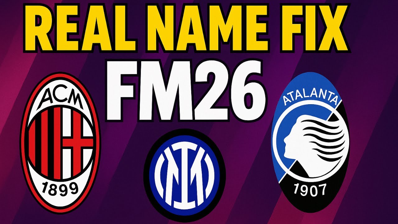 Как исправить настоящее имя в FM26 | Советы и рекомендации по Football Manager 2026