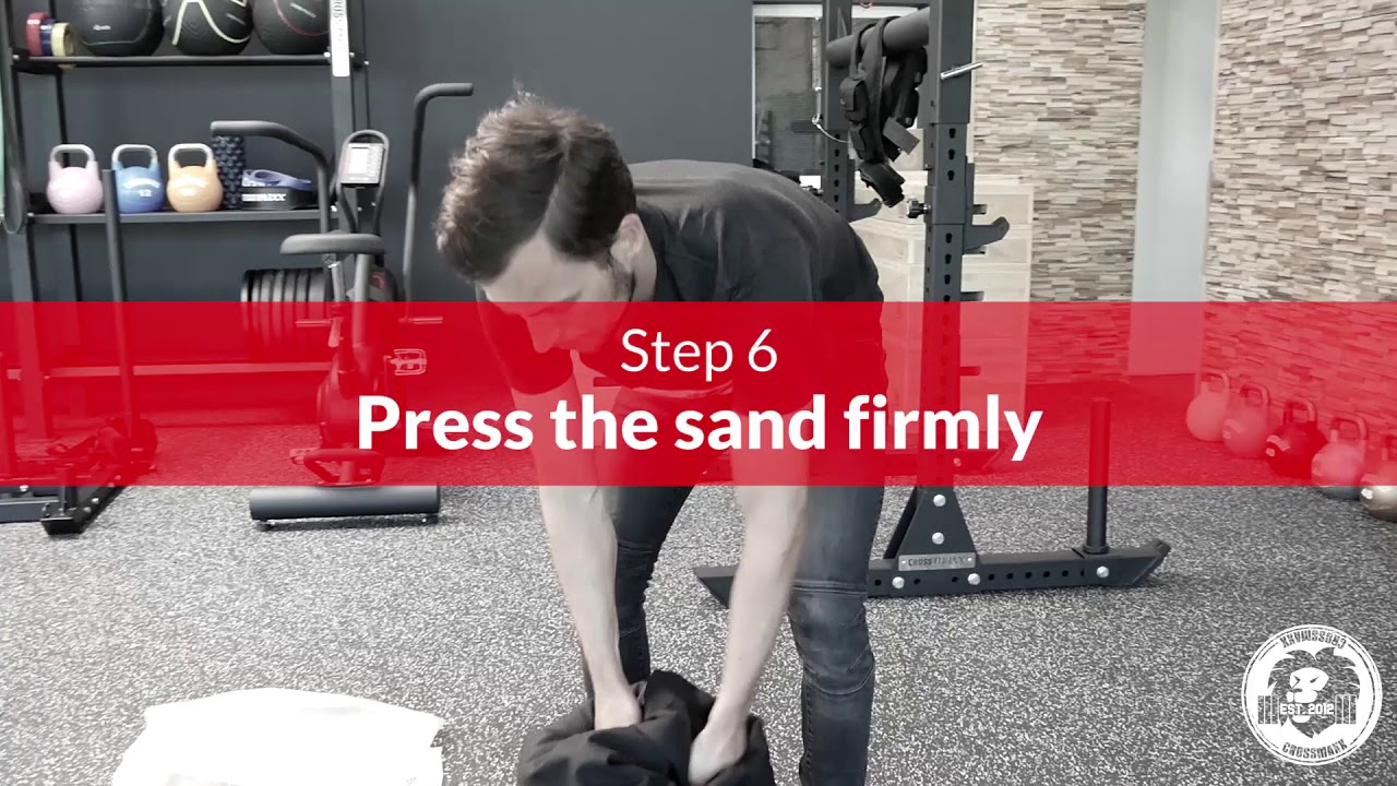 How to fill the Crossmaxx® BigBoy Sandbag