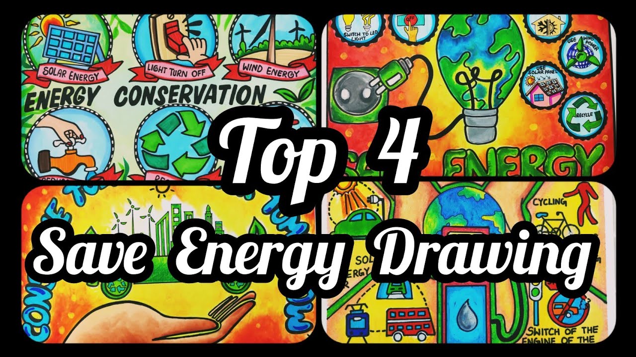 Energy conservation Day poster drawing| Save Energy save Earth drawing| Renewable Energy drawing