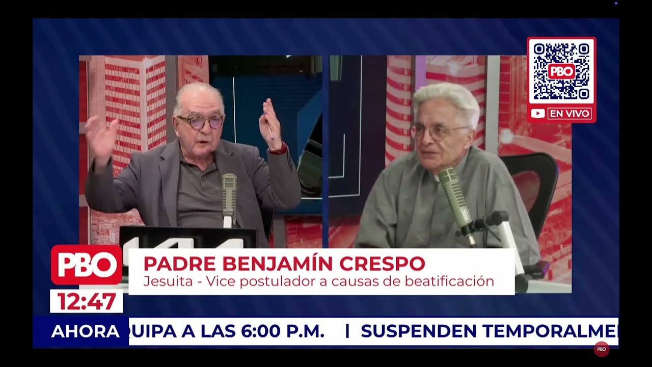 Entrevista al P. Benjamín Crespo SJ en 
