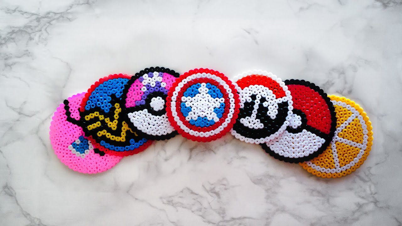 Making Coasters Using IKEA PYSSLA Fuse Beads