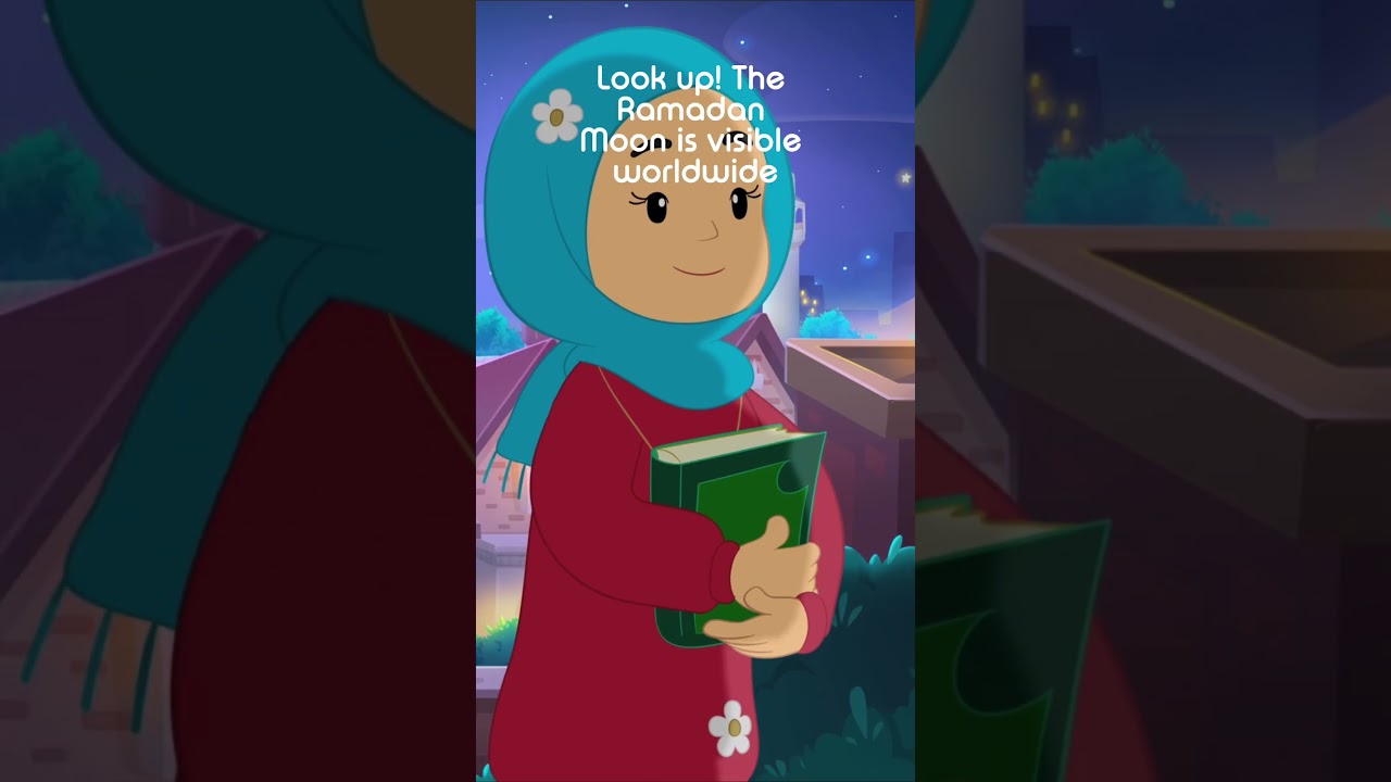 Look up! The Ramadan Moon is visible worldwide!