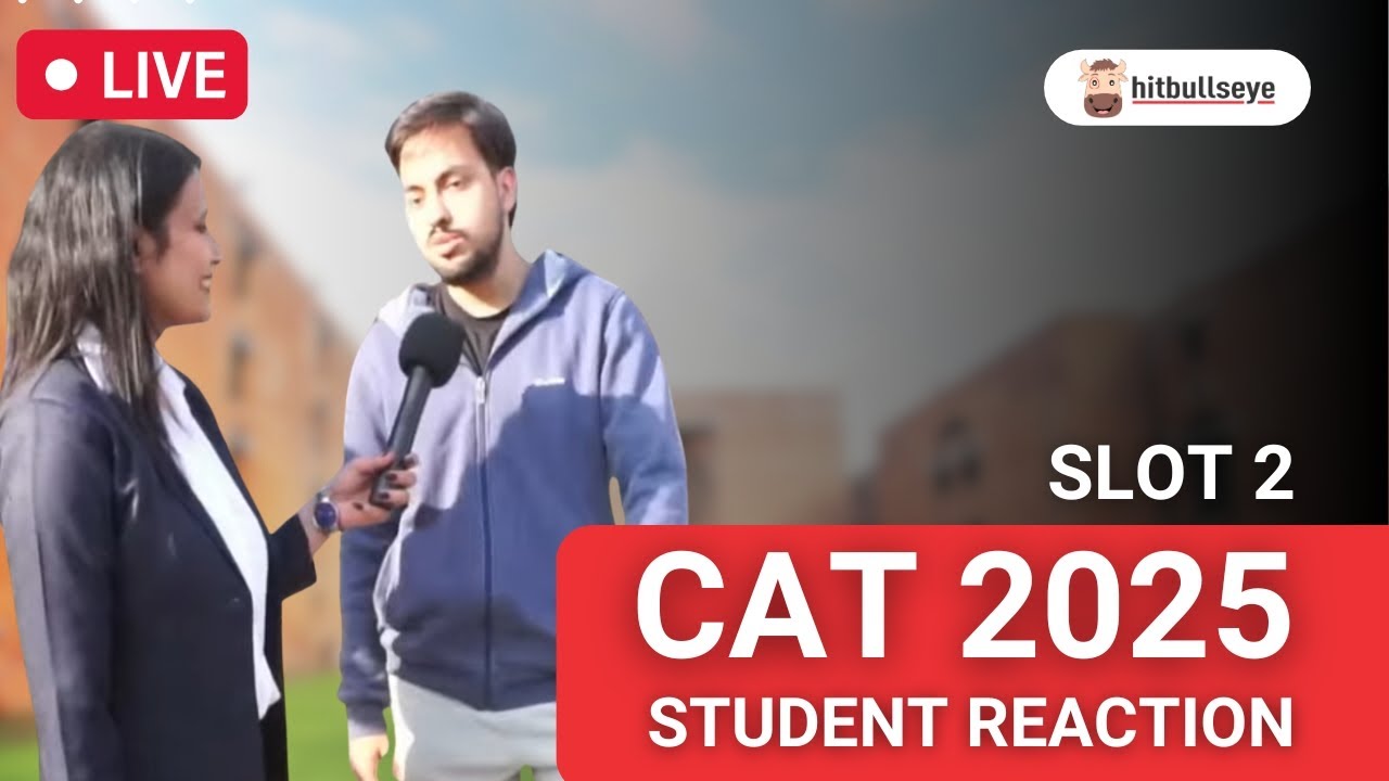 CAT 2025 Exam Student Reaction 🔴 | CAT Exam Analysis 2025 | Slot 2 | Hitbullseye