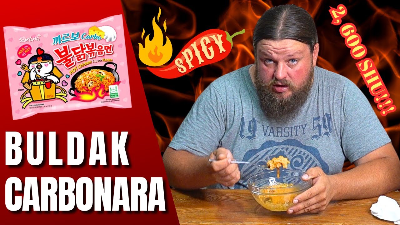 Test Buldak Carbonara od Samyang - Czy jest pikantniejszy od serowego ?