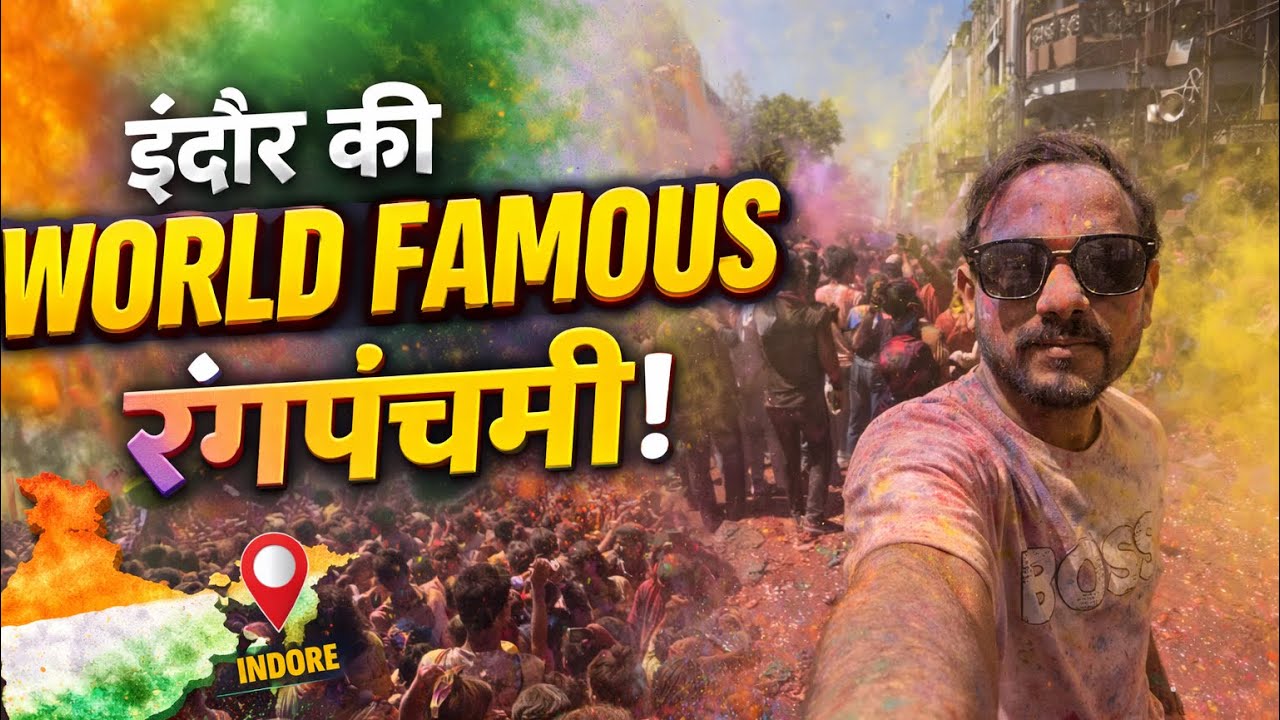 Nagpur Se Indore Aaya World Famous Rang Panchami Khelne or Dekhne 😍 || Indore