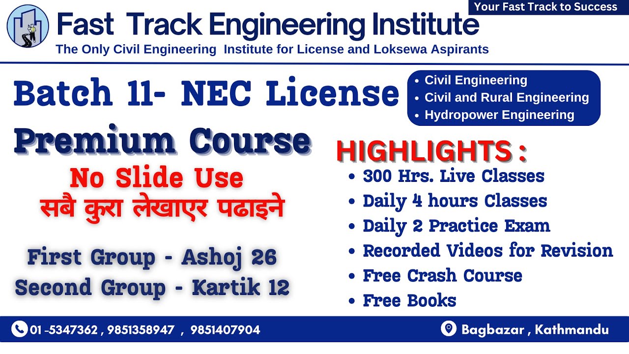 𝐍𝐄𝐂 𝐋𝐢𝐜𝐞𝐧𝐬𝐞 𝐁𝐚𝐭𝐜𝐡 𝟏𝟏 𝐏𝐫𝐞𝐦𝐢𝐮𝐦 𝐂𝐨𝐮𝐫𝐬𝐞 𝐎𝐫𝐢𝐞𝐧𝐭𝐚𝐭𝐢𝐨𝐧 𝐂𝐥𝐚𝐬𝐬