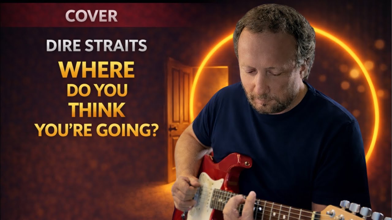Where Do You Think You’re Going? – Dire Straits | No Pick Guitar Cover (Mark Knopfler Style)