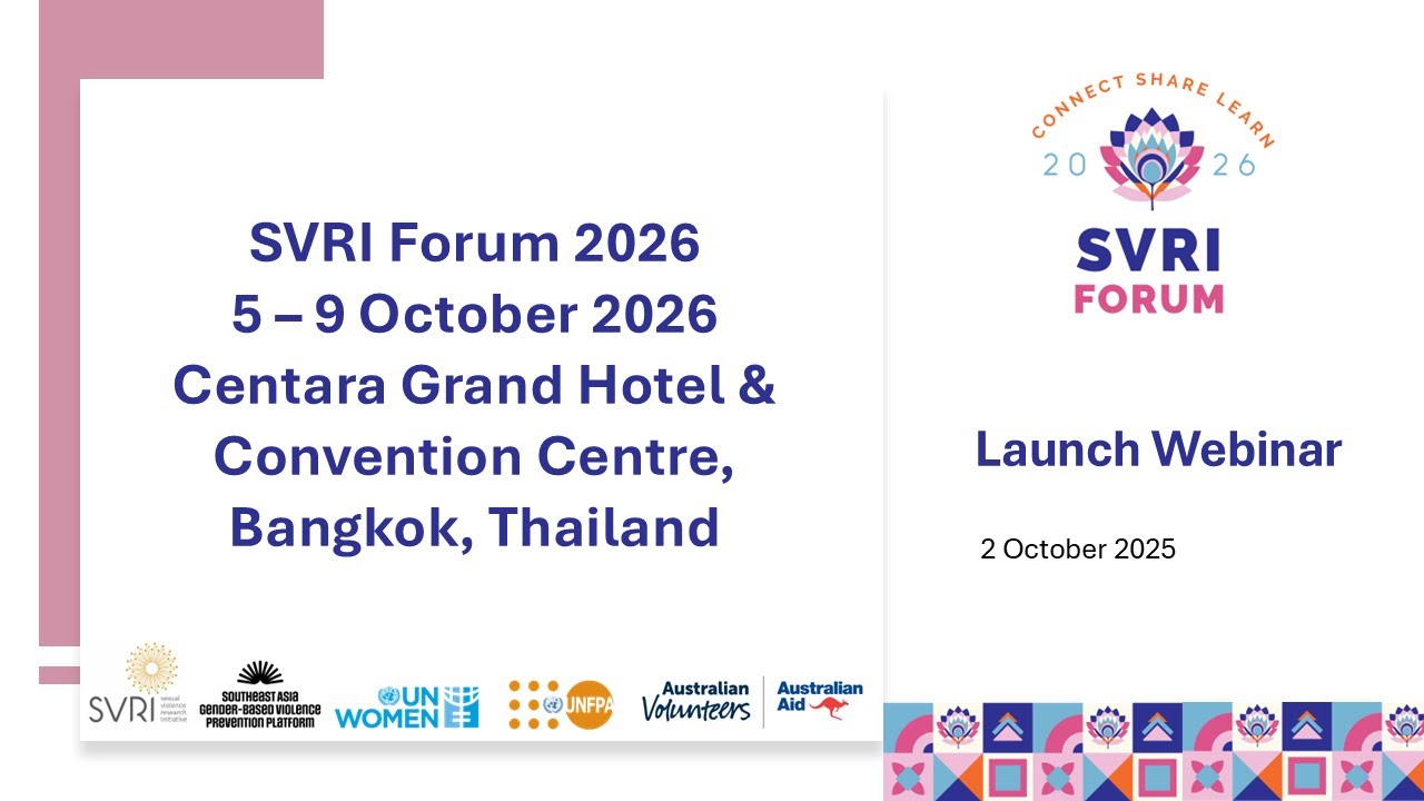 SVRI Forum 2026 Launch Webinar 1