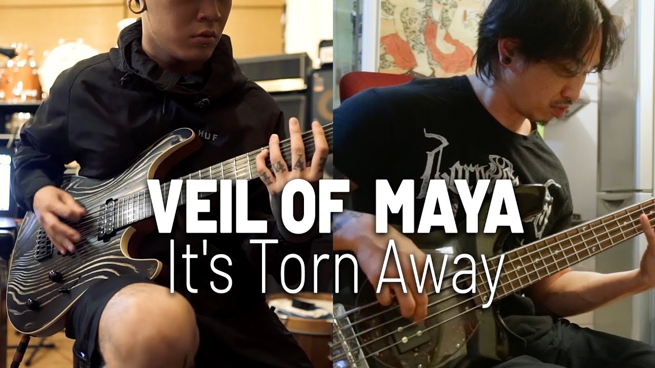 Veil of maya- It's Torn Away(Guitar and Bass cover)