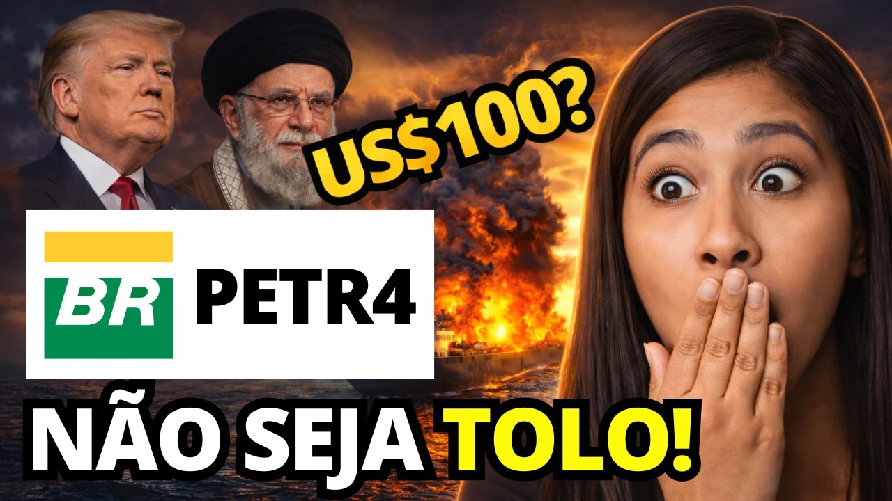 PETR4 SOBE 4%: Ormuz Fechado Pode Levar o Petróleo a US$ 100