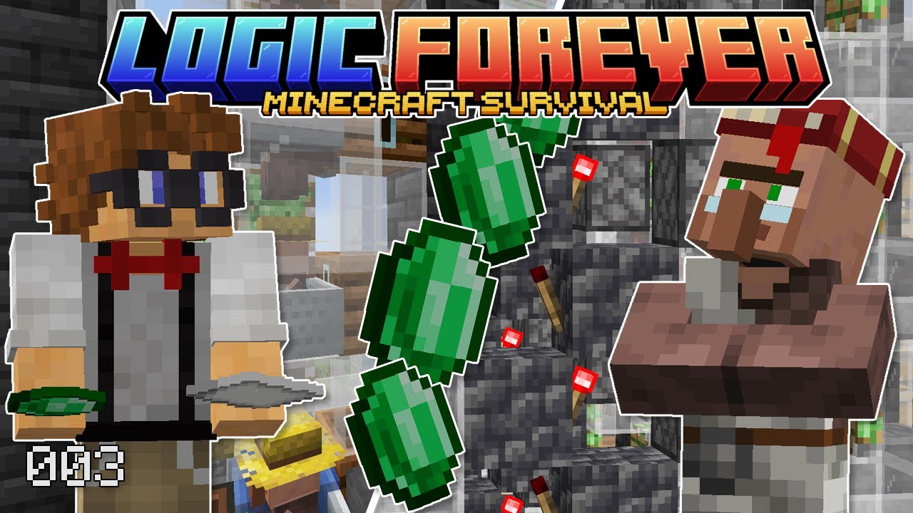 My Best Villager Trading Hall - Logic Forever: Ep #3 - Minecraft 1.21 Let's Play Survival
