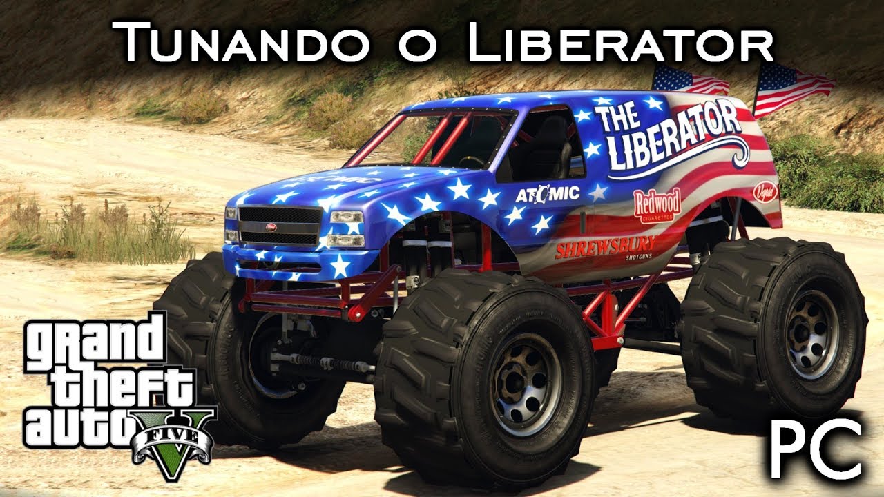 Tunando o Liberator - MONSTER TRUCK O'Death! 💀 | GTA V - PC [PT-BR]