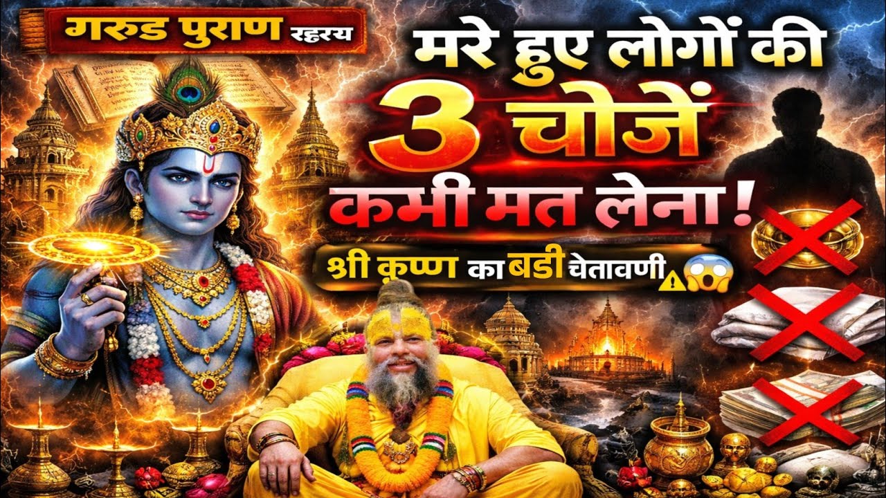 श्री कृष्ण कहते है मरे हुए लोगों की 3 चीजे कभी नहीं लेनी चाहिए | Garud Puran