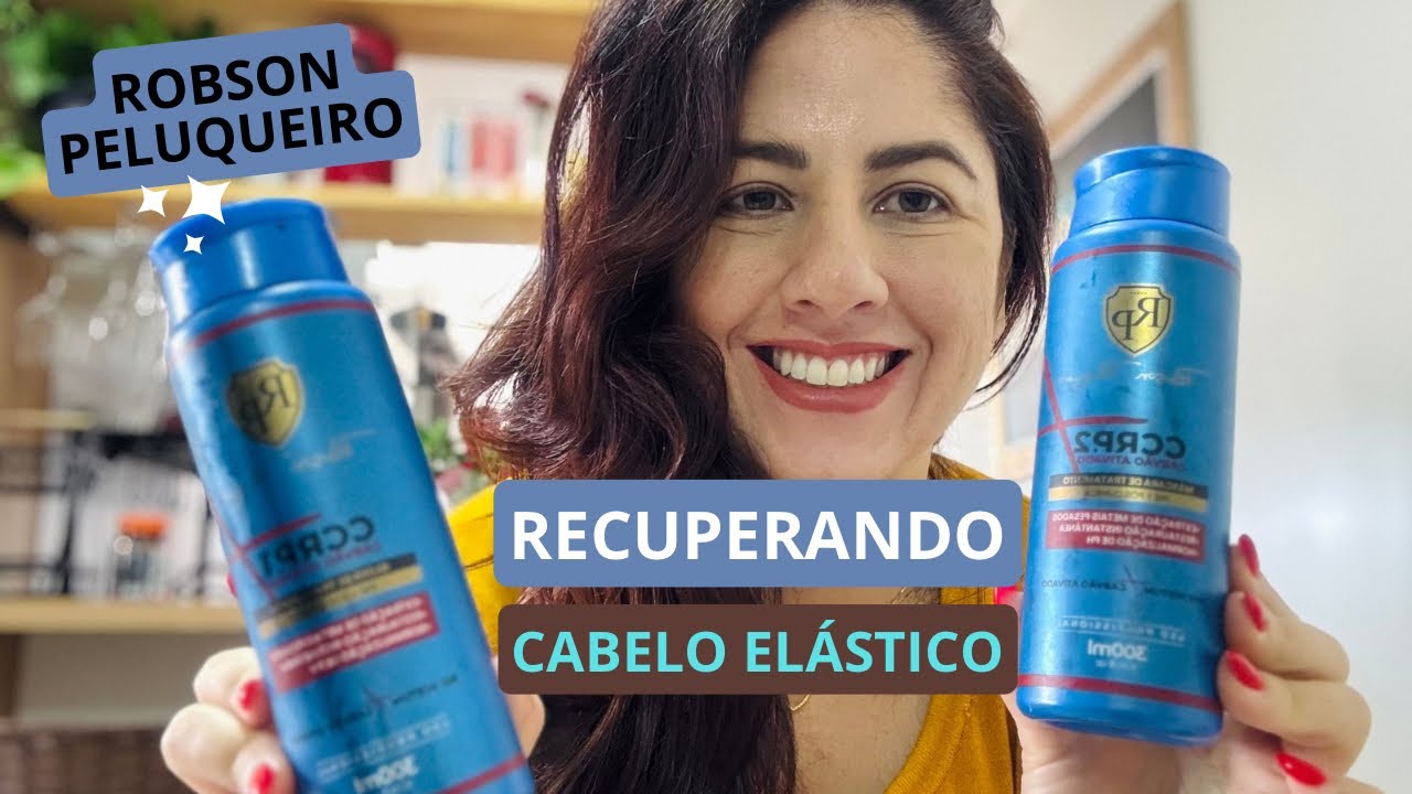 Kit RP + Carvão Ativado Home Care 300ml - ROBSON PELUQUEIRO | restauração de cabelo elástico #dica