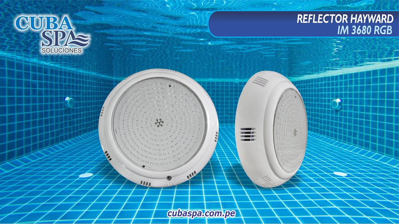 Reflector HAYWARD de adosar LED 12V/18W 8 programaciones – COLORES
