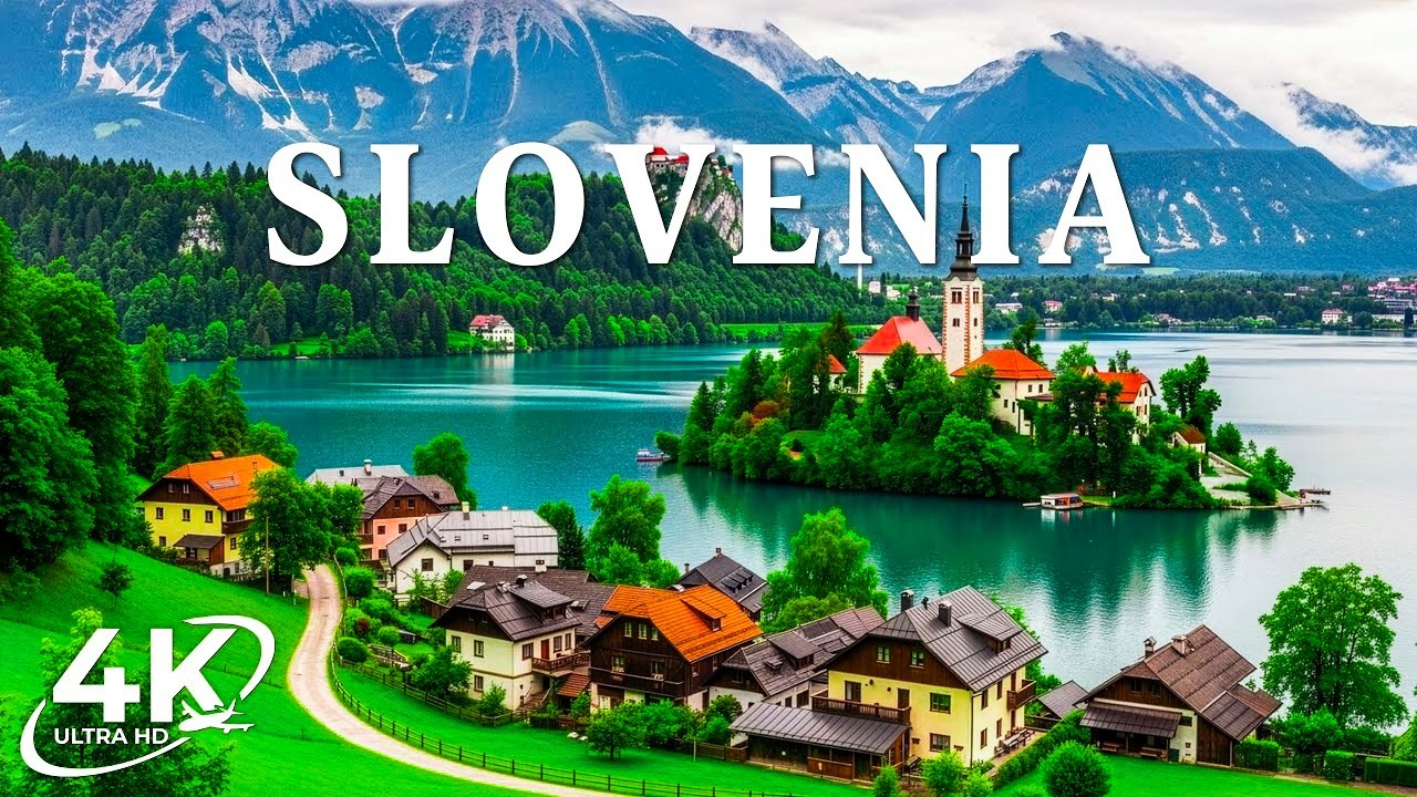 Slovenia 4K - Relaxation Film With Beautiful Piano Music, Relaxing Music for Stress Relief and Sleep