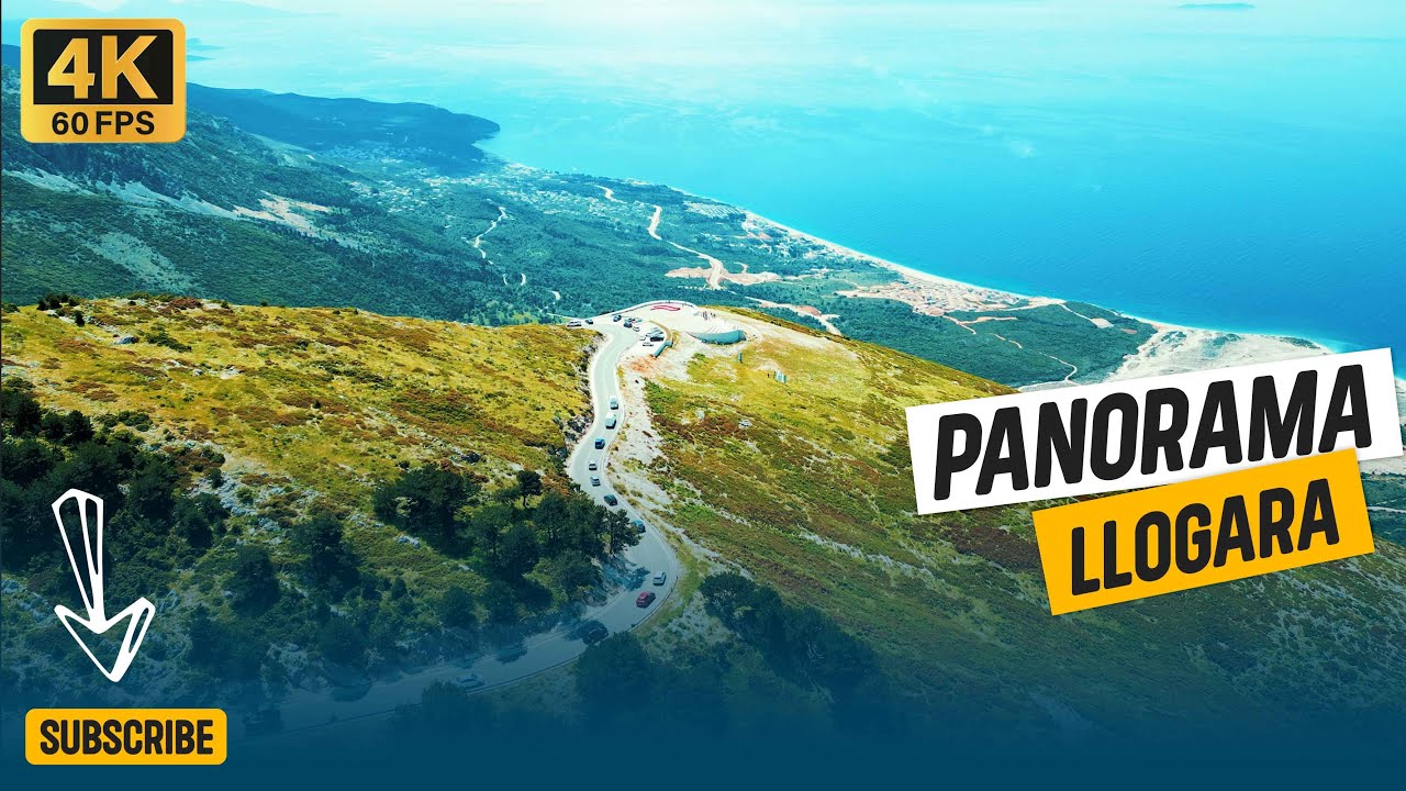 PANORAMA LLOGARA - PAMJE FANTASTIKE 😎 | ALBANIA | VIDEO BY DRONE | 4K | 60 FPS