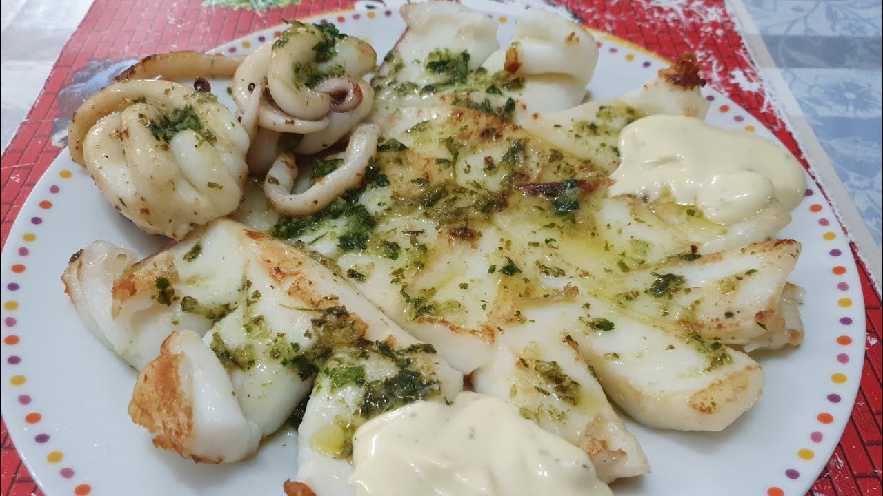 🔴 Sepia a la plancha tierna | receta Fácil y Rápida