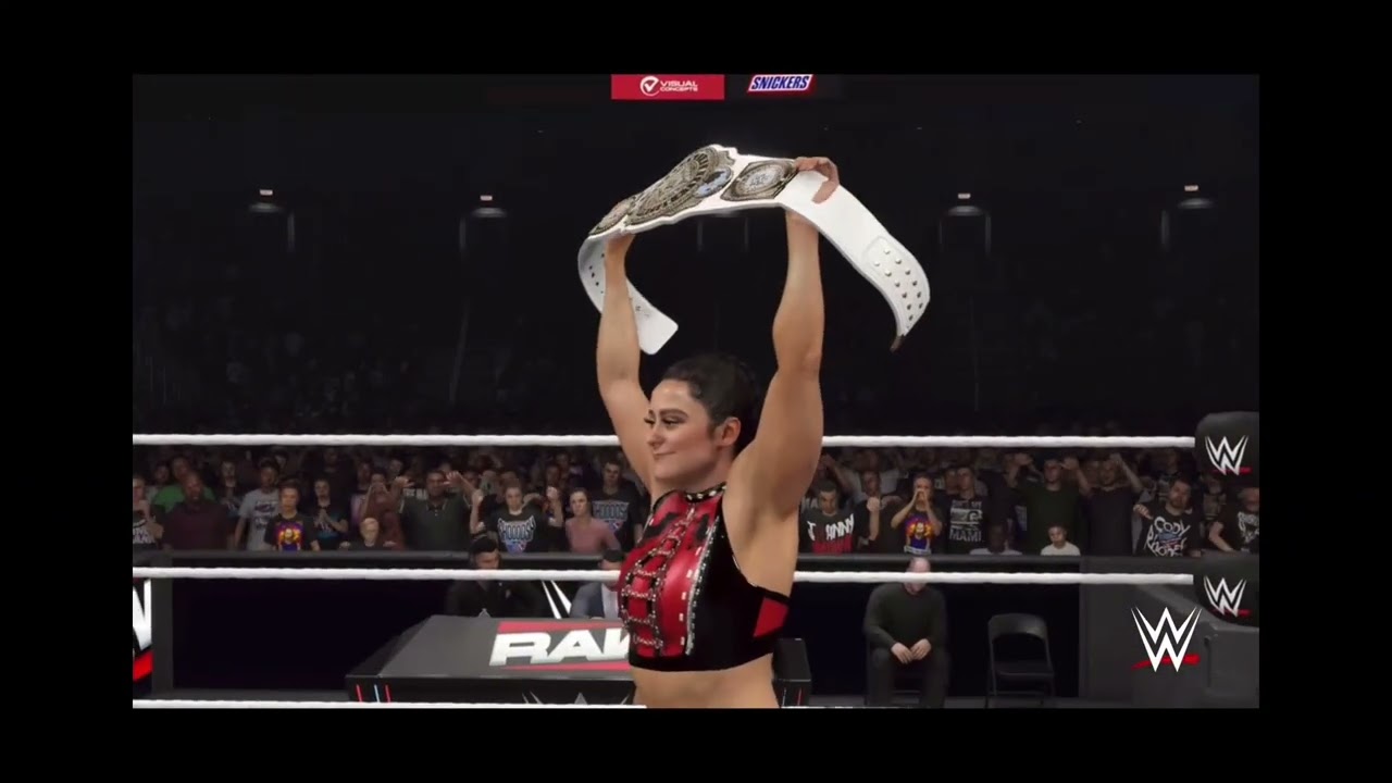 WWE 2K25 RAW-WOMENS IC CHAMPIONSHIP MATCH LYRA VALKYRIA VS NATALYA