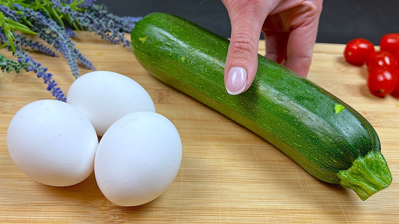 Zucchini recipe from a 5 star restaurant in 10 minutes! The most tender zucchini!