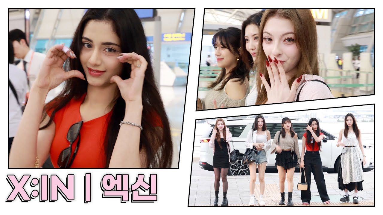 엑신(X:IN) SBTown MUSIC FIESTA 출국 | X:IN Airport Departure [4K]