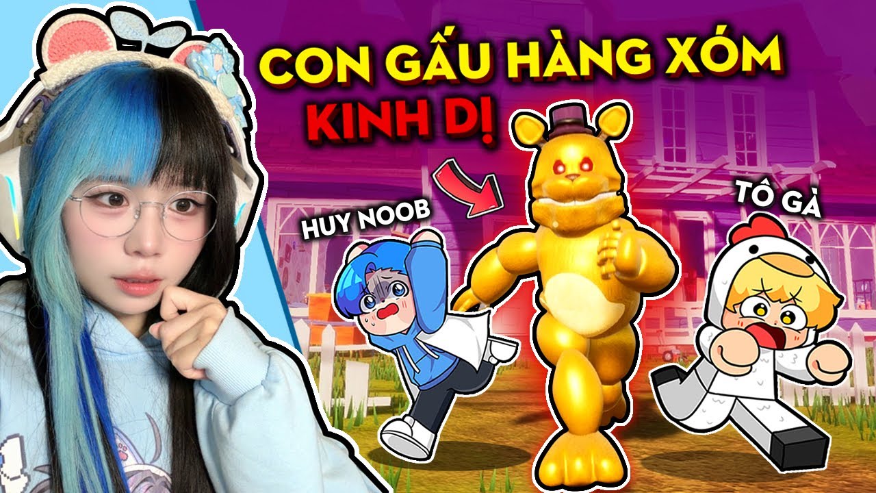 Simmy Chọc Lộn CON GẤU HÀNG XÓM KiNh dỊ Trong Hello Neighbor With Fredbear