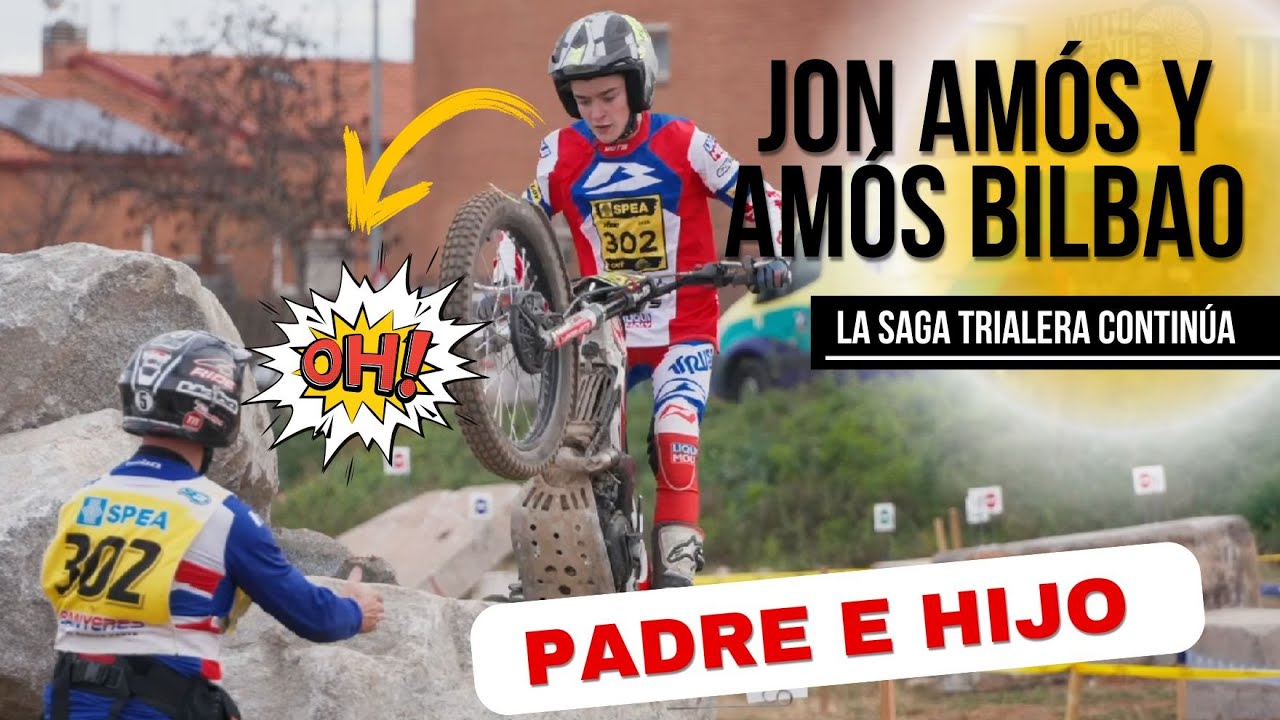 Amós Bilbao y Jon Amós: padre e hijo juntos en el Trial