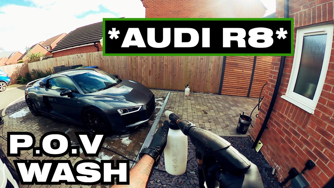 *AUDI R8*  - maintenance clean POV visual satisfaction - ASMR