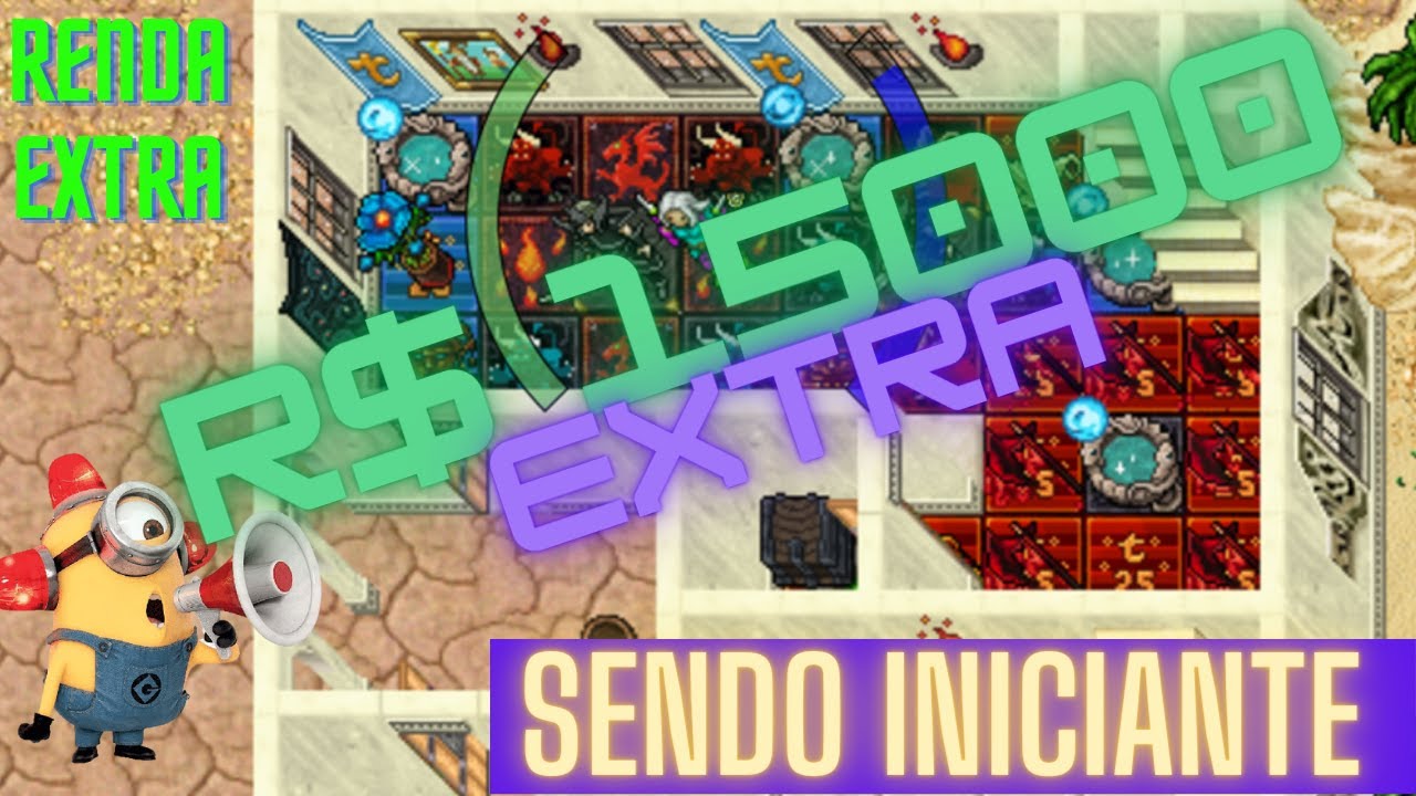 🔴R$ 1500,00 EXTRA COM TIBIA - PERSONAGEM EK 300 + BAIXO INVESTIMENTO COM GAME