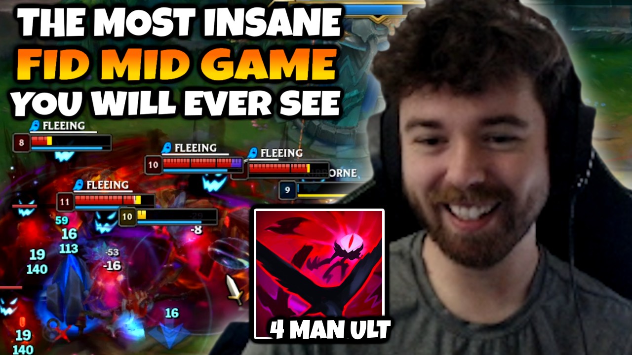 FIDDLESTICKS MID is SECRETLY OP. (3000+ Damage Ult SOLO WINS GAMES!)