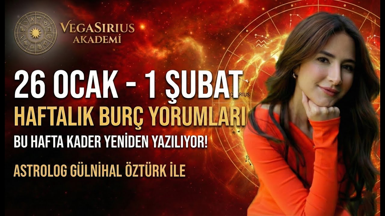 26 OCAK - 1 ŞUBAT HAFTALIK BURÇ YORUMLARI: BU HAFTA KADER YENİDEN YAZILIYOR! 🌌 Gülnihal Öztürk